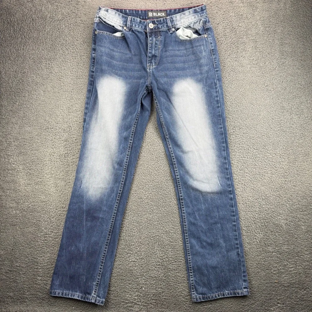 CJ BLACK Relaxed Straight Leg Denim‎ Jeans Men's 32x34 Blue Wash
